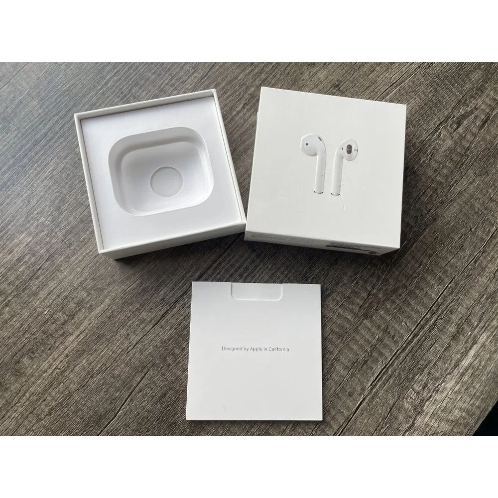 Apple AirPods 2nd Gen‎ EMPTY BOX ONLY - Models A2032 A2031 A1602 - Case Box ONLY